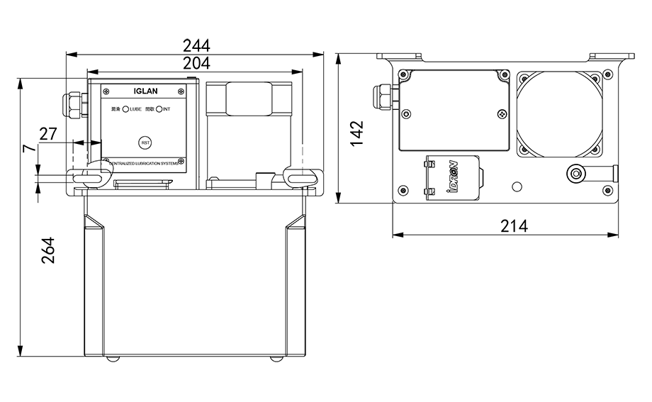 Bomba de lubricación AMT3-plc